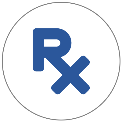 Prescription rx icon